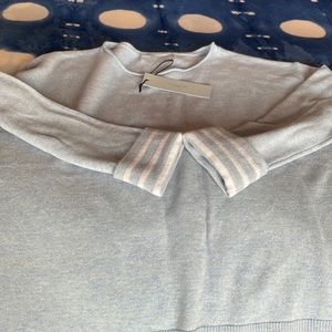 Chambray cashmere sweater